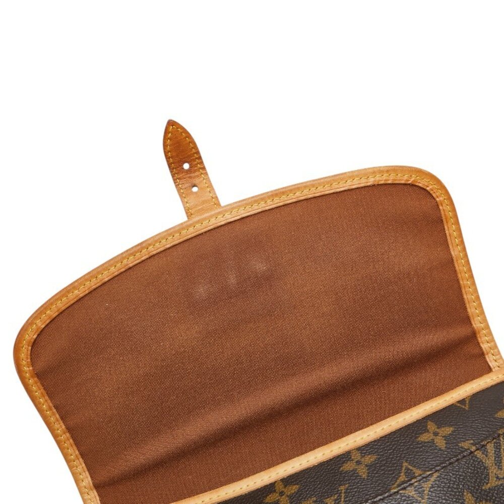 LOUIS VUITTON Brown Monogram Leather Shoulder Bag - Picture 6 of 11